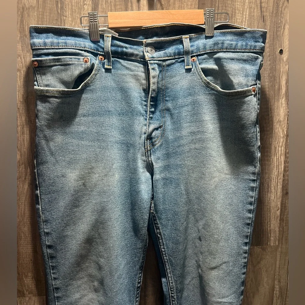 Levi’s Men's Blue Jeans Washed Look 34 32 Long - Picture 2 of 8